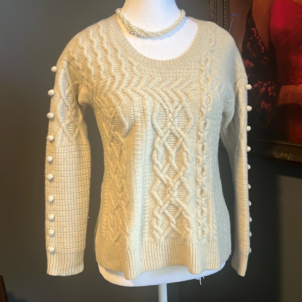 .Madewell cardigan with cable knit design. In EUC. Size XS